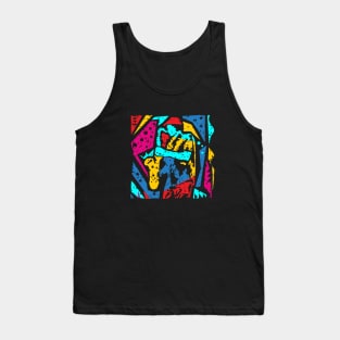 Fancy Saxophone Musician Tank Top